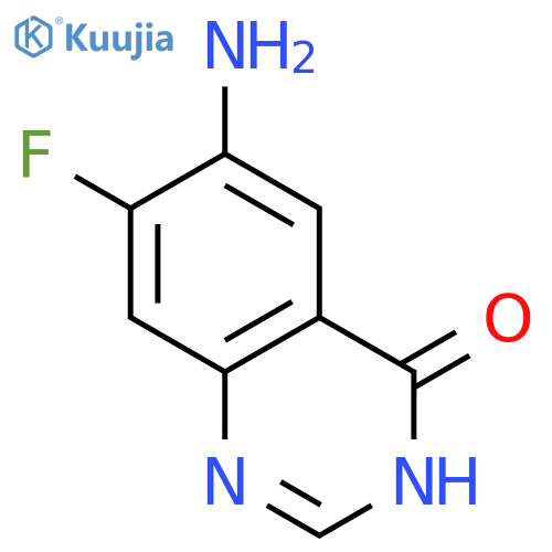 6-amino-7-fluoro-3,4-dihydroquinazolin-4-one structure