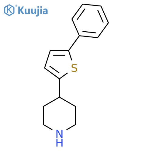 4-(5-phenylthiophen-2-yl)piperidine structure