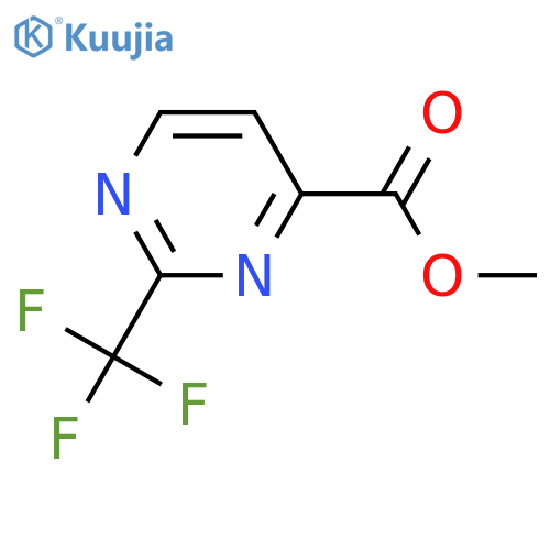 Methyl 2-(trifluoromethyl)pyrimidine-4-carboxylate structure