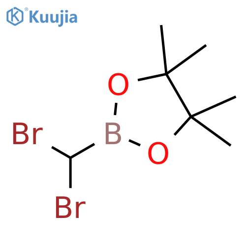 2-(dibromomethyl)-4,4,5,5-tetramethyl-1,3,2-dioxaborolane structure