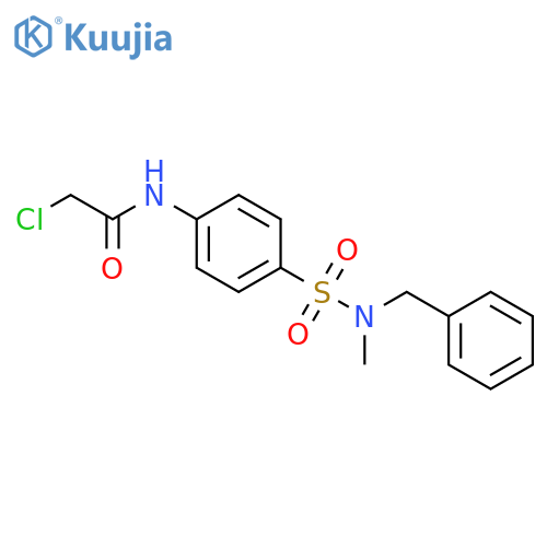 N-{4-benzyl(methyl)sulfamoylphenyl}-2-chloroacetamide structure