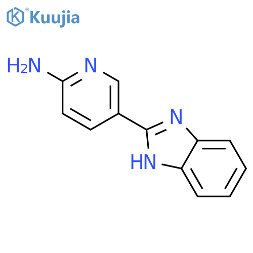 5-(1H-benzimidazol-2-yl)pyridin-2-amine structure