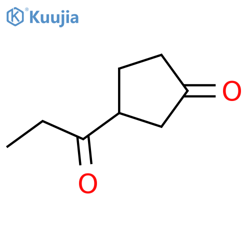 Cyclopentanone, 3-(1-oxopropyl)- structure
