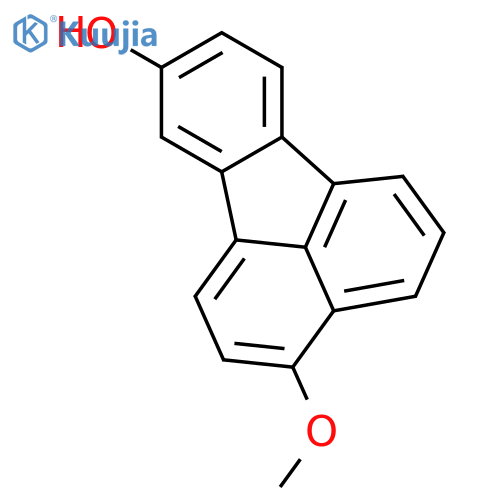 8-Fluoranthenol, 4-methoxy- structure