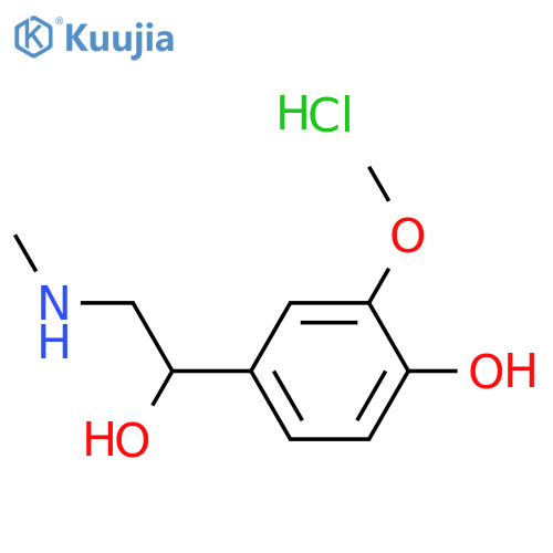 rac Metanephrine Hydrochloride Salt structure
