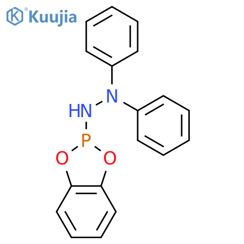 Hydrazine, 2-(1,3,2-benzodioxaphosphol-2-yl)-1,1-diphenyl- structure