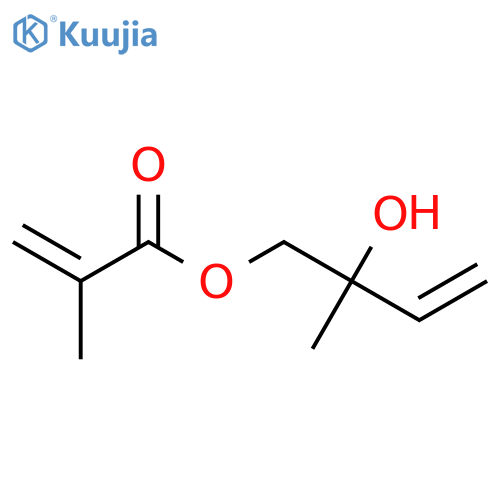 2-Propenoic acid, 2-methyl-, 2-hydroxy-2-methyl-3-butenyl ester structure