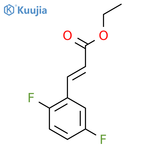 3-(2,5-Difluorophenyl)-2-propenoic Acid Ethyl Ester structure