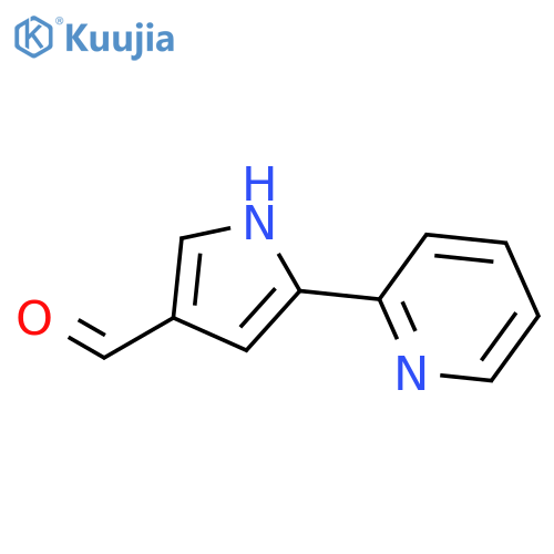 5-(2-Pyridyl)-1H-pyrrole-3-carbaldehyde structure