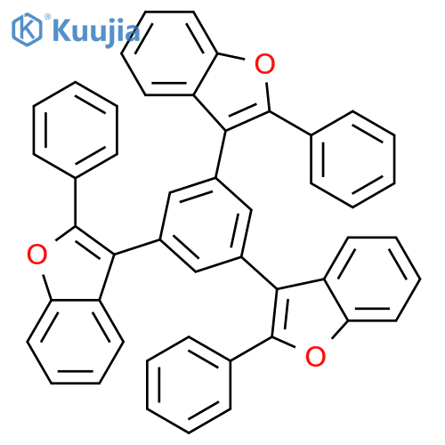 BENZOFURAN, 3,3',3''-(1,3,5-BENZENETRIYL)TRIS[2-PHENYL- structure