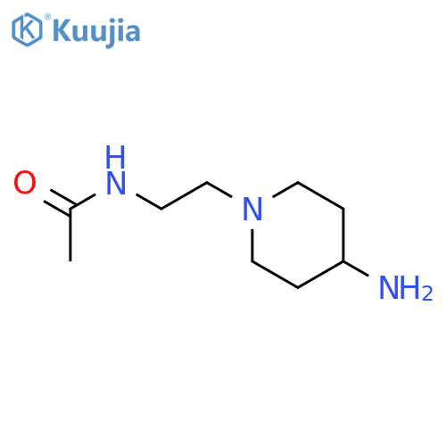 Acetamide,N-[2-(4-amino-1-piperidinyl)ethyl]- structure