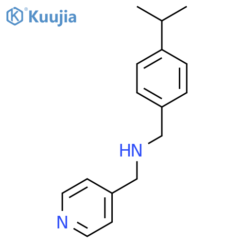 (4-Isopropylbenzyl)(pyridin-4-ylmethyl)amine structure