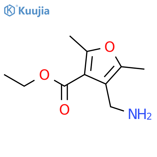 ethyl 4-(aminomethyl)-2,5-dimethyl-3-furoate structure