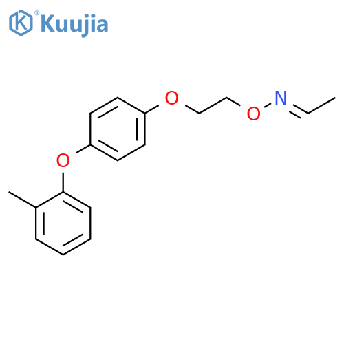 Acetaldehyde, O-[2-[4-(2-methylphenoxy)phenoxy]ethyl]oxime structure