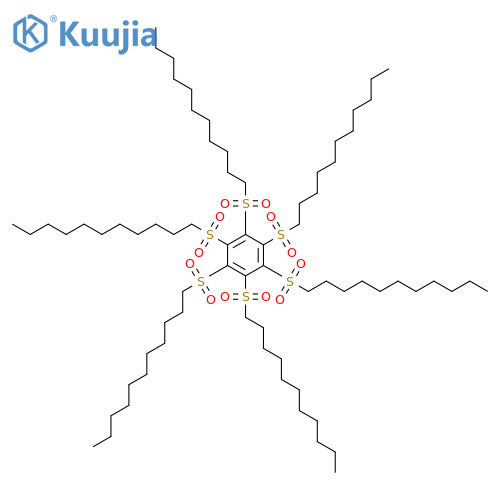 Benzene, hexakis(undecylsulfonyl)- structure