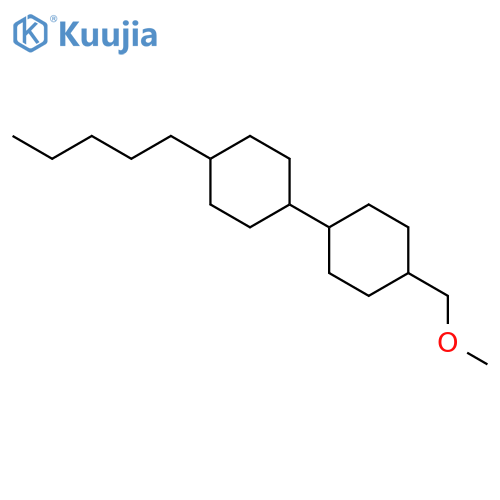 1,1'-Bicyclohexyl,4-(methoxymethyl)-4'-pentyl-, (trans,trans)- structure