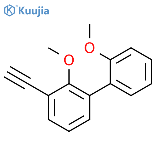 1,1'-BIPHENYL, 3-ETHYNYL-2,2'-DIMETHOXY- structure