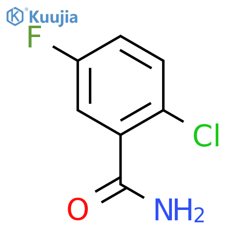 2-Chloro-5-fluorobenzamide structure