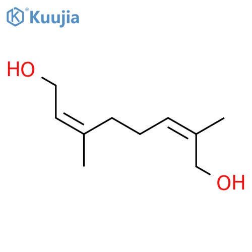 2,6-Octadiene-1,8-diol, 2,6-dimethyl-, (Z,Z)- structure