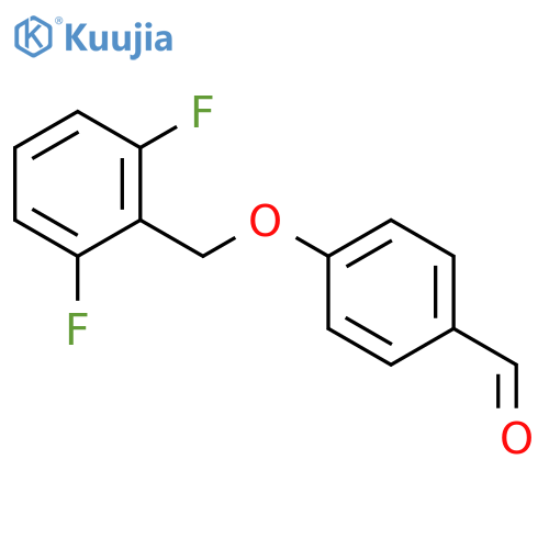4-[(2,6-difluorophenyl)methoxy]benzaldehyde structure