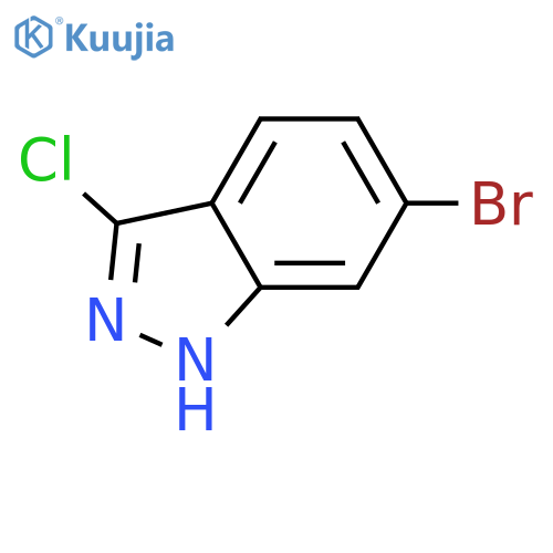6-Bromo-3-chloro-1H-indazole structure