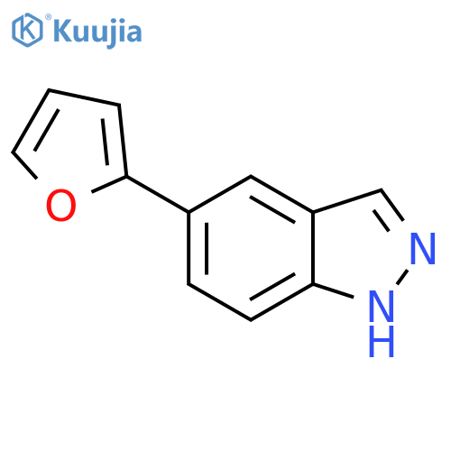 5-(furan-2-yl)-1H-indazole structure