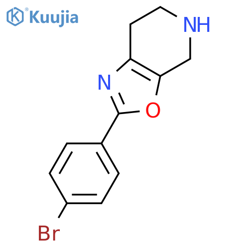 2-(4-BROMO-PHENYL)-4,5,6,7-TETRAHYDRO-OXAZOLO[5,4-C]PYRIDINE structure