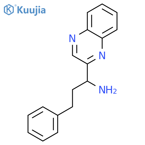 3-PHENYL-1-QUINOXALIN-2-YL-PROPYLAMINE structure
