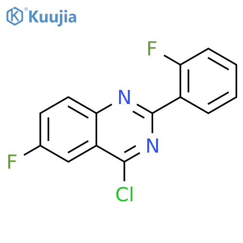 4-Chloro-6-fluoro-2-(2-fluorophenyl)quinazoline structure