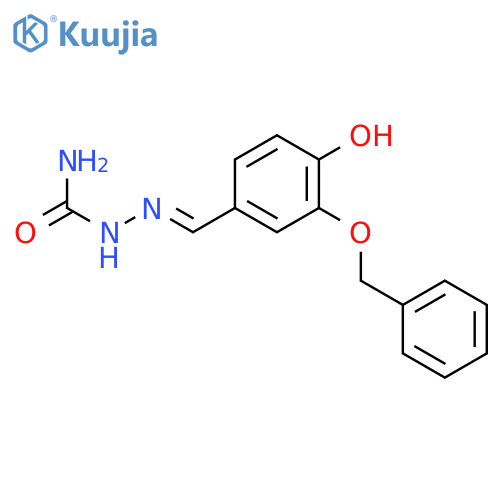 Hydrazinecarboxamide,2-[[4-hydroxy-3-(phenylmethoxy)phenyl]methylene]- structure
