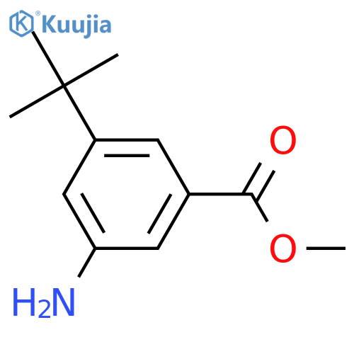 3-Amino-5-tert-butylbenzoic Acid Methyl Ester structure