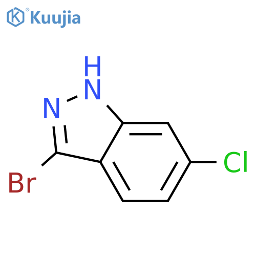 3-Bromo-6-chloro-1H-indazole structure