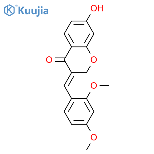 3-(2,4-Dihydroxybenzylidene)-7-hydroxy-4-chromanone; (Z)-form, 2',4'-Di-Me ether structure