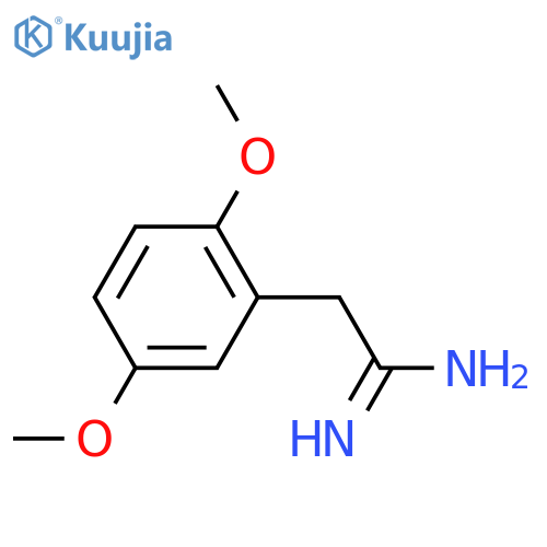 2-(2,5-dimethoxyphenyl)ethanimidamide structure