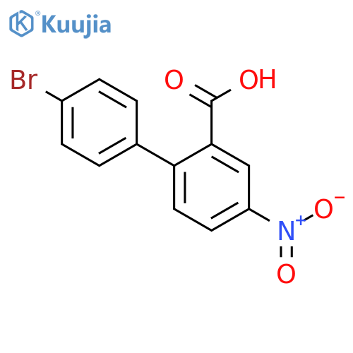4'-Bromo-4-nitro1,1'-biphenyl-2-carboxylic Acid structure