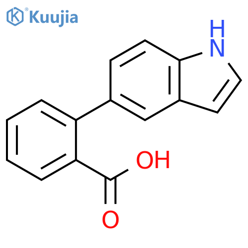 2-(1H-Indol-5-yl)benzoic acid structure