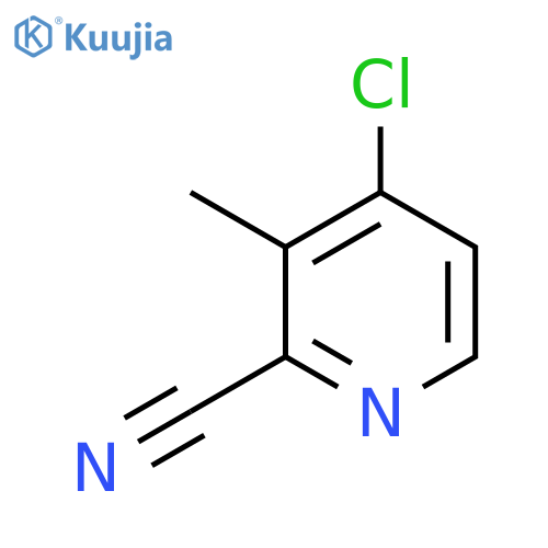 4-chloro-3-methylpyridine-2-carbonitrile structure