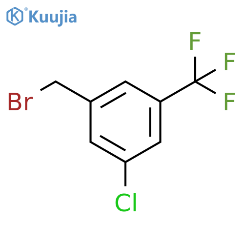 1-(Bromomethyl)-3-chloro-5-(trifluoromethyl)benzene structure