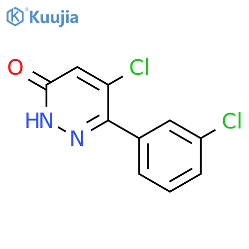 5-Chloro-6-(3-chlorophenyl)pyridazin-3(2H)-one structure