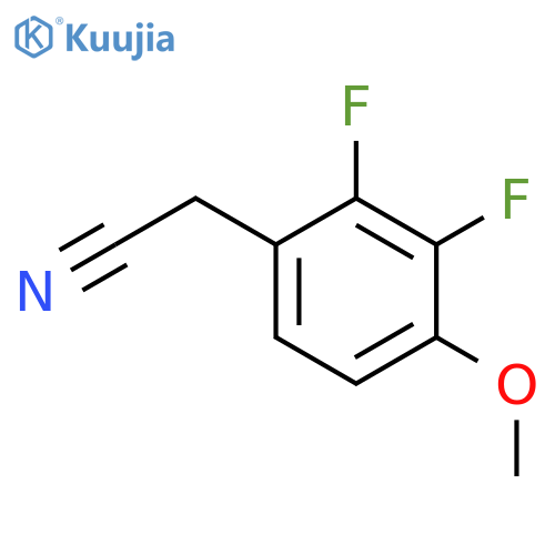 2,3-Difluoro-4-methoxyphenylacetonitrile structure