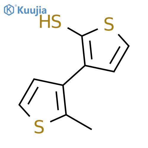 [3,3'-Bithiophene]-2-thiol, 2'-methyl- structure