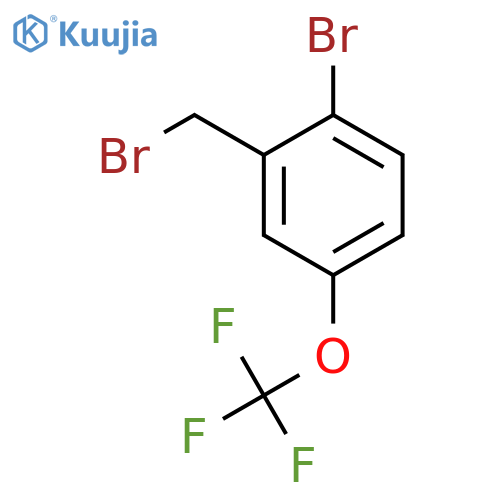 1-bromo-2-(bromomethyl)-4-(trifluoromethoxy)benzene structure