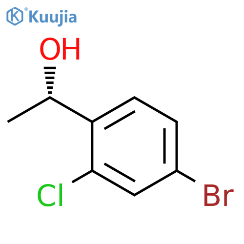 (1S)-1-(4-bromo-2-chlorophenyl)ethan-1-ol structure