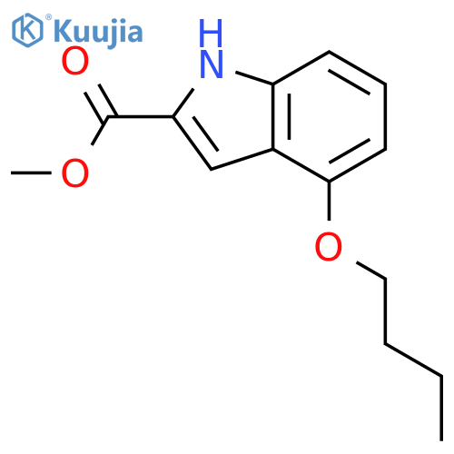 Methyl 4-butoxy-1h-indole-2-carboxylate structure