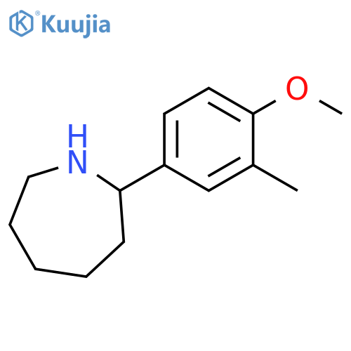 2-(4-Methoxy-3-methylphenyl)azepane structure