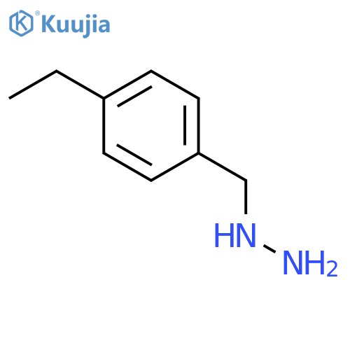 (4-ethylbenzyl)hydrazine hydrochloride structure