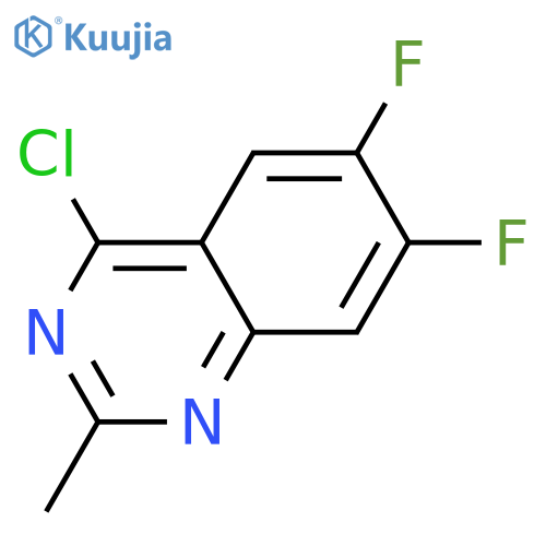 4-Chloro-6,7-difluoro-2-methylquinazoline structure