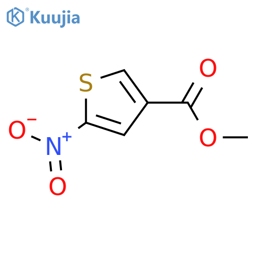 Methyl 5-nitrothiophene-3-carboxylate structure