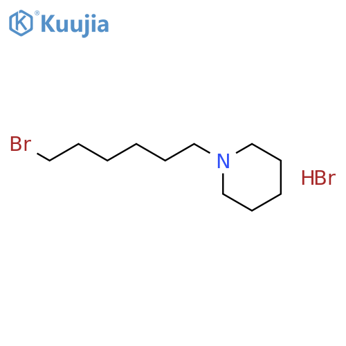 Piperidine, 1-(6-bromohexyl)-, hydrobromide structure