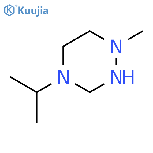 1,2,4-Triazine, hexahydro-1-methyl-4-(1-methylethyl)- structure